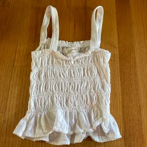 White Ruffled Top thumbnail 4