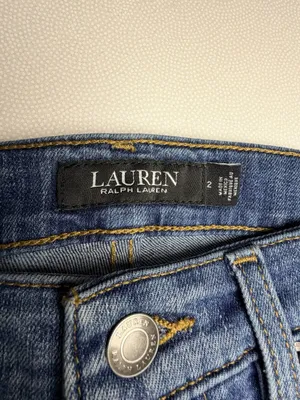 Lauren Ralph Lauren Womens Jeans Size 2 Blue Straight Leg 2x32 Stretch Denim thumbnail 4