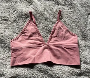 Women’s Pink Triangle Bralette Size XS thumbnail 1