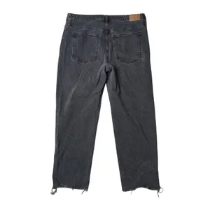 Madewell The Perfect Vintage Straight Jean Charcoal Wash Raw Hem Size 33‎ thumbnail 8