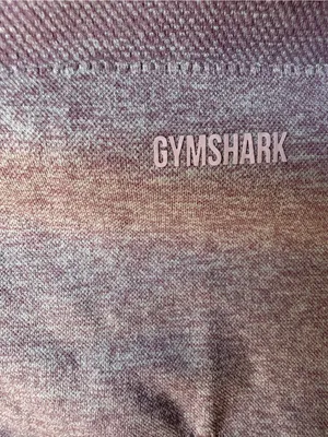 Gymshark Women’s Pink Marl Seamless Long Sleeve Crop Top Open Back Size S thumbnail 4