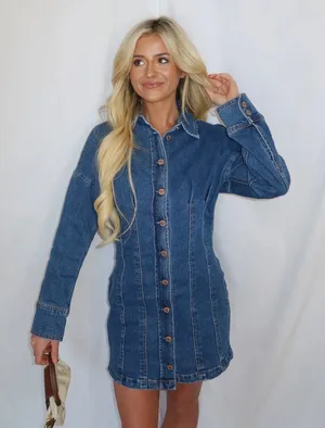 Denim Dress  thumbnail 1