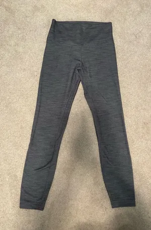 Lululemon High-Waist Grey Leggings - Stretch Knit thumbnail 1