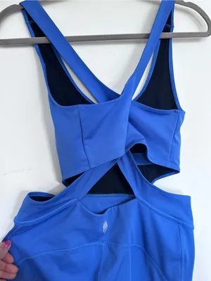 Free People Movement Back It Up Cut Out One Piece Athletic Jumpsuit Size Medium thumbnail 4