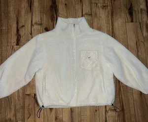 Cream fuzzy jacket Size XL thumbnail 1