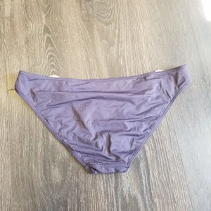 Source Unknown Two Piece Bikini w/ Bling Bottom Purple Size Large thumbnail 8