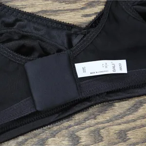 NWT Bali Womens Double Support Wirefree Bra 3820 Black 36C thumbnail 6