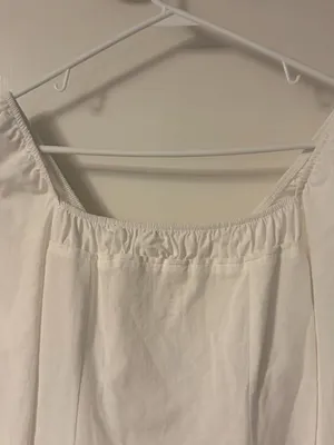 Free People Forget Me Not white puff sleeve mini dress size XS boho clean girl thumbnail 7