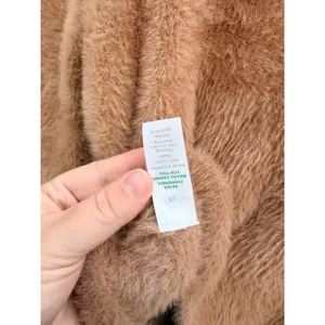 Aerie NEW Fluffy-4-Ever Reversible Twist Sweater In Cappuccino Size L thumbnail 7