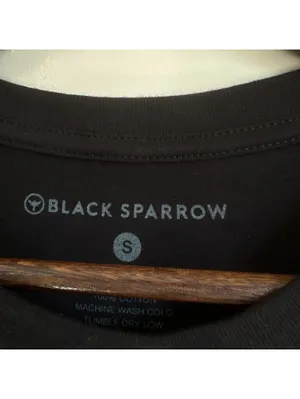 Black Sparrow Womens Small Black Dreamer Somewhere Leopard Graphic Band Shirt thumbnail 2
