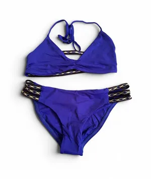NWOT L*Space bikini set southwestern royal blue thumbnail 1