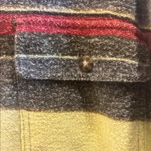 Bugle Boy Wetlands Outdoor Apparel Chartreuse/Minty Green Blue Red Shacket thumbnail 4