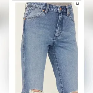 NWT Wrangler Wild West 603 High Rise Straight Jean Retro Mid Sz 25 X 28 thumbnail 2