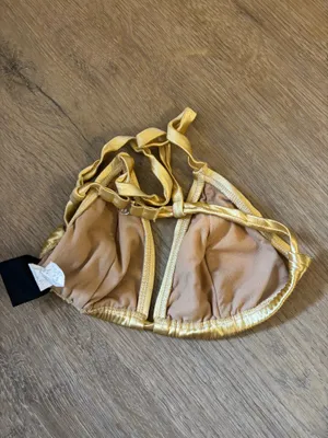 Harley Davidson Vintage Gold Bikini Top thumbnail 3