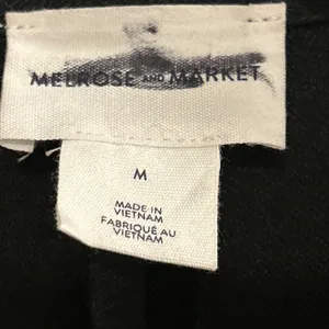 Melrose and‎ Market Black Single Button Blazer Jacket Women's Size Medium thumbnail 3