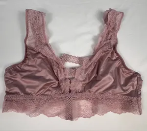 Victoria's Secret Satin Lace Bralette, Size: Large thumbnail 1