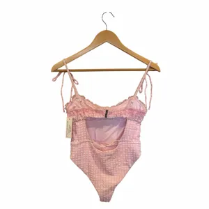 For Love & Lemons Haiden One Piece Swimsuit Rose Tyrie Pink Gingham S NWT thumbnail 5