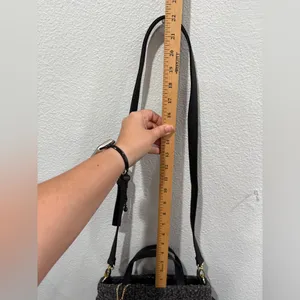 Nanette Lepore Black and Gray Crossbody Bag Set Mom and Daughter thumbnail 8