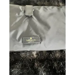 KATE SPADE NEW YORK Black Nylon Travel Bag Folding Magnetic Closure thumbnail 2