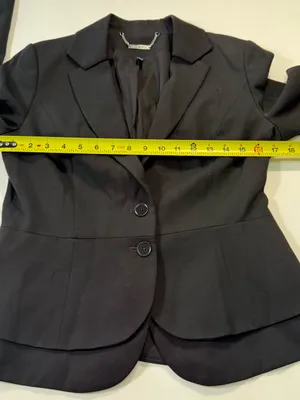 White House Black Market Black Classic Notch Lapel Blazer Size 4 thumbnail 4