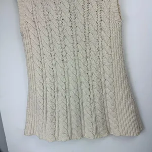 Eddie Bauer Cable Knit Sweater Vest Cardigan Sz Large Wool Blend Button Front thumbnail 13