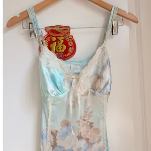 Apt. 9 Y2K Baby Blue Fairycore Coquette Slip Dress With Bows Lace Trim Medium‎ thumbnail 3