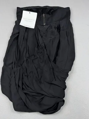Alice + Olivia Silk Strapless Ruched Draped Mini Dress Black Size S thumbnail 4