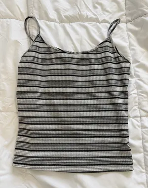 SheIn Black and White Tank Top thumbnail 1