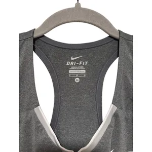 Nike Dri-FIT Gray Racerback Tank Top M thumbnail 5
