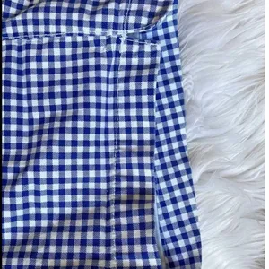 Old Navy Blue & White Patriotic‎ Everyday Gingham Shorts - 6 EUC thumbnail 5