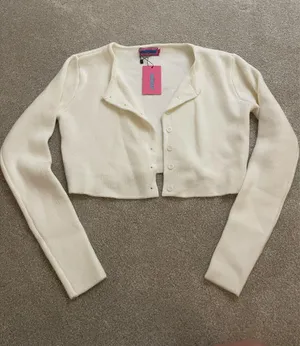 Edikted Cropped Cardigan thumbnail 1