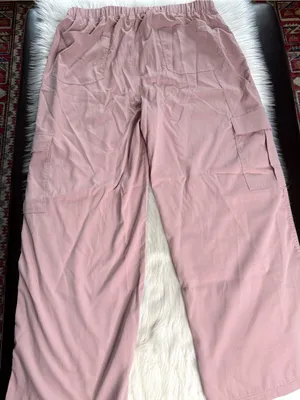 Halara Pink High Waisted Wide Leg Cargo Pants NWOT XL Reg thumbnail 5