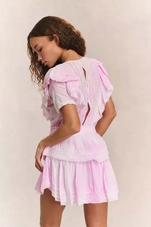 LoVESHACKFANCY Natasha Heritage Mini Dress size small thumbnail 3