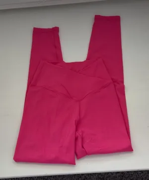 pink aerie leggings thumbnail 1