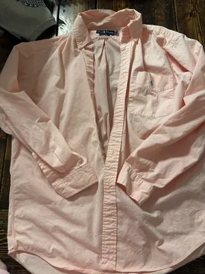 Light Pink Ralph Lauren Button Up  thumbnail 1