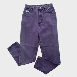 Vintage Wrangler Jeans Purple High Rise Tapered Leg Women's 6 90s Western Rodeo thumbnail 4