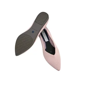 Rothy's Shoes The Point Petal Pink Knit Ballet Flats Size 6 thumbnail 3