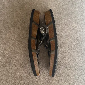 Betula By Birkenstock Metallic Strappy Sandals Size 9 thumbnail 2