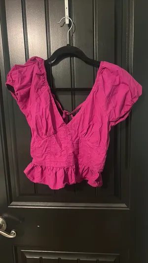 Sim & Sam dark pink top thumbnail 2
