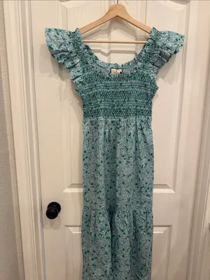 Tuckernuck Daylight blooms smocked dress thumbnail 3
