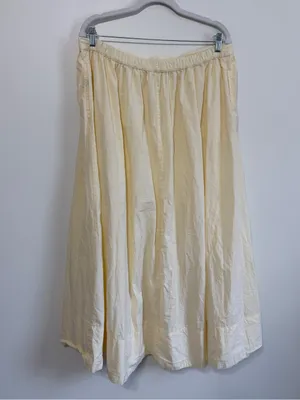 Aerie Yellow Striped The New Essential Skirt Size XL thumbnail 7