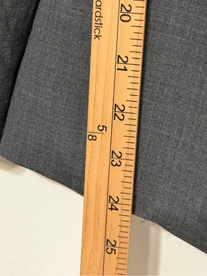 J. CREW Slim Single-Button Blazer Size 0 Women’s Gray Office Work Business thumbnail 8