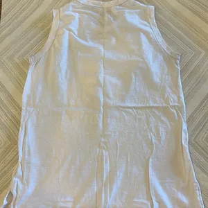Unsweetened Women’s White with Black & Grey Skull New Yorker Tank Top - Size S thumbnail 7