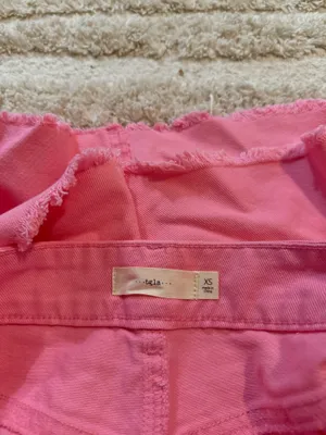 Francesca's PINK DENIM SKIRT thumbnail 3