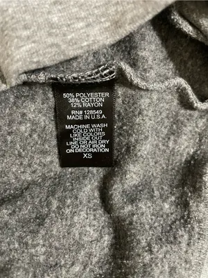 Aviator Nation 5 Stripe Full Zipper Hoodie Heather Grey Size XS Unisex New thumbnail 8