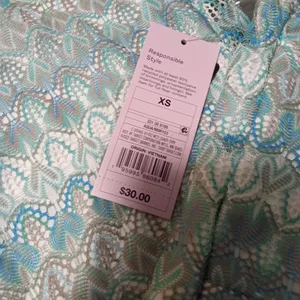 Crochet Slip Dress-Wild Fable-Aqua Blue XS thumbnail 4