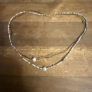 Frenzy layered freshwater pearl bead necklace thumbnail 3