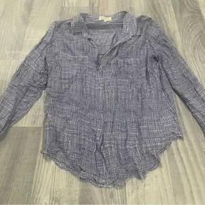 Cloth & Stone Long Sleeve Blouse Top; Large Women’s thumbnail 1