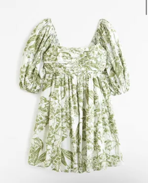 Abercrombie Emerson Mini Dress - Green thumbnail 2
