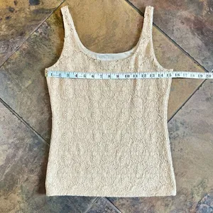 White House Black Market Women’s Lace Tank Small thumbnail 4